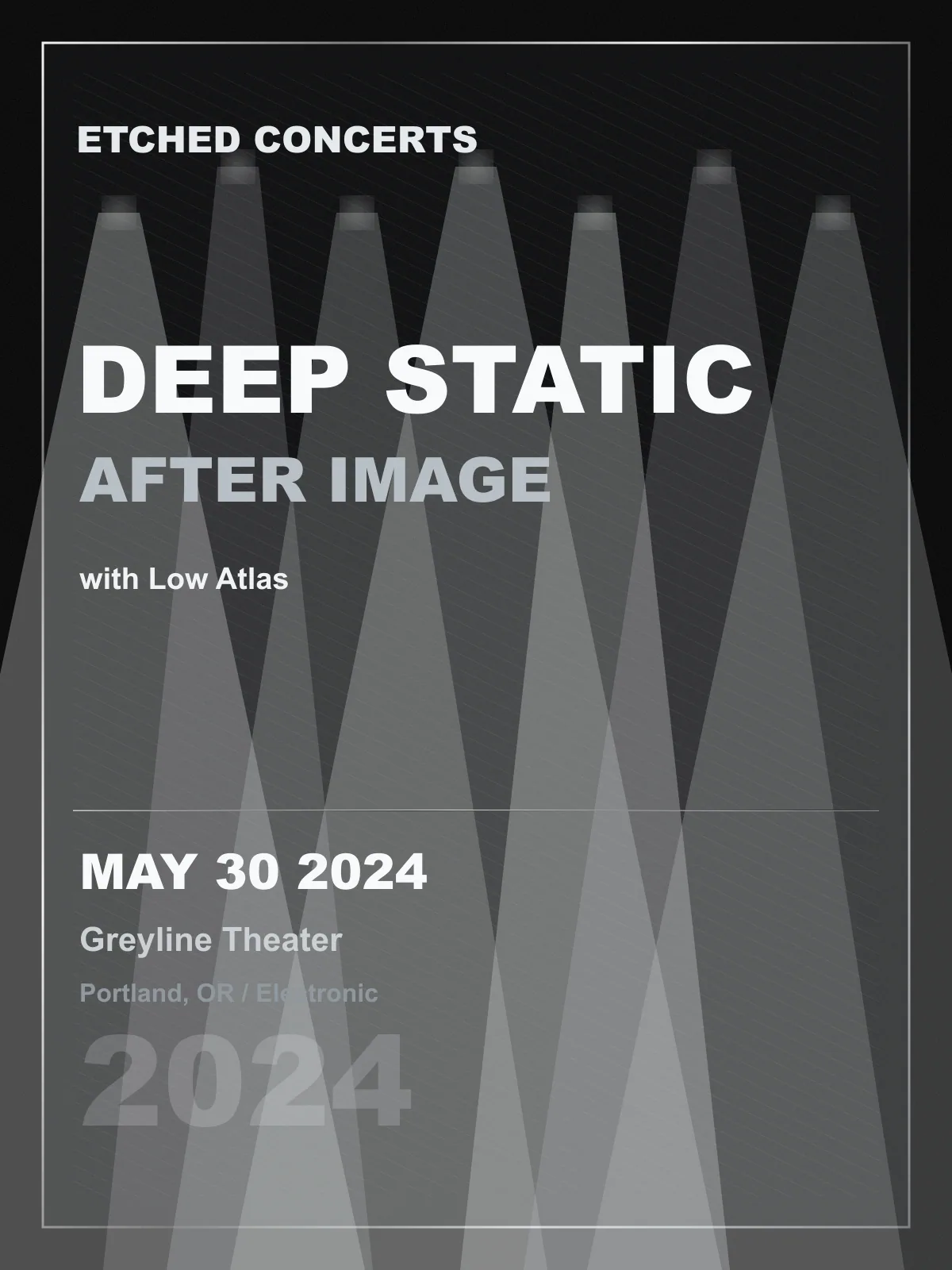 Deep Static: After Image flyer