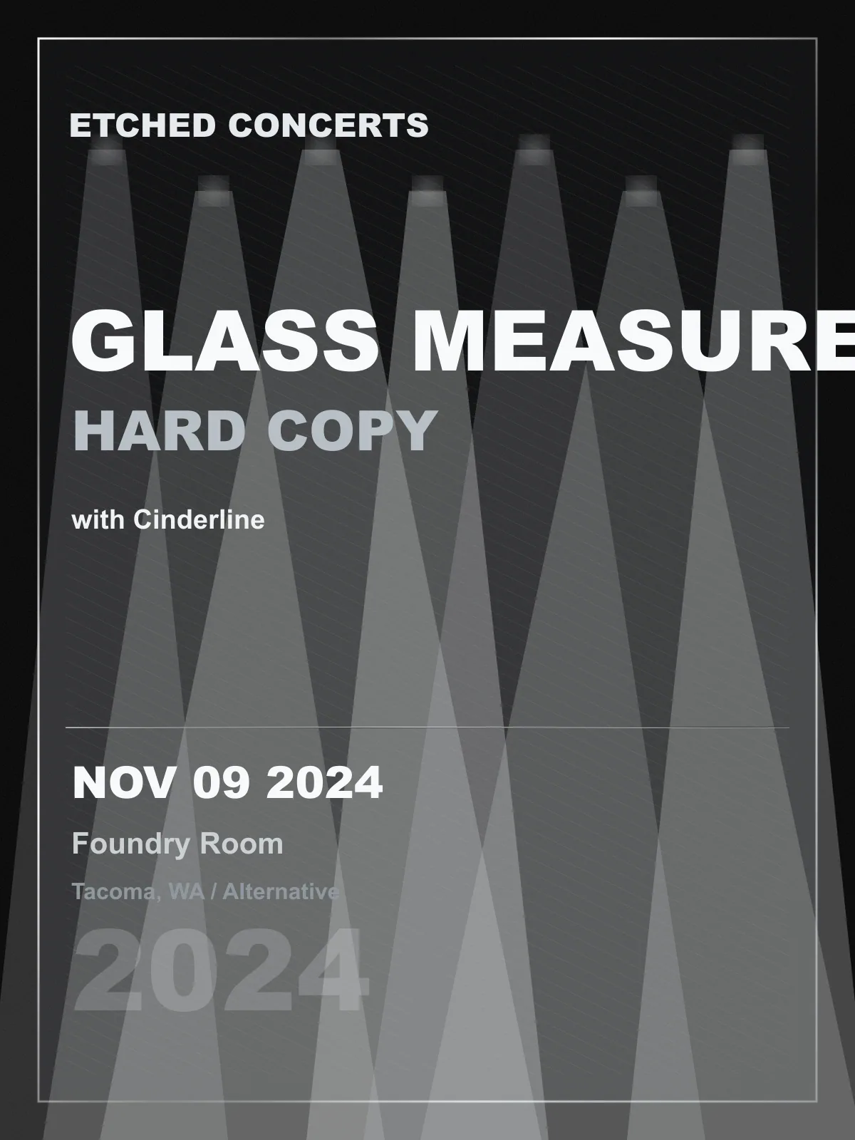 Glass Measure: Hard Copy flyer