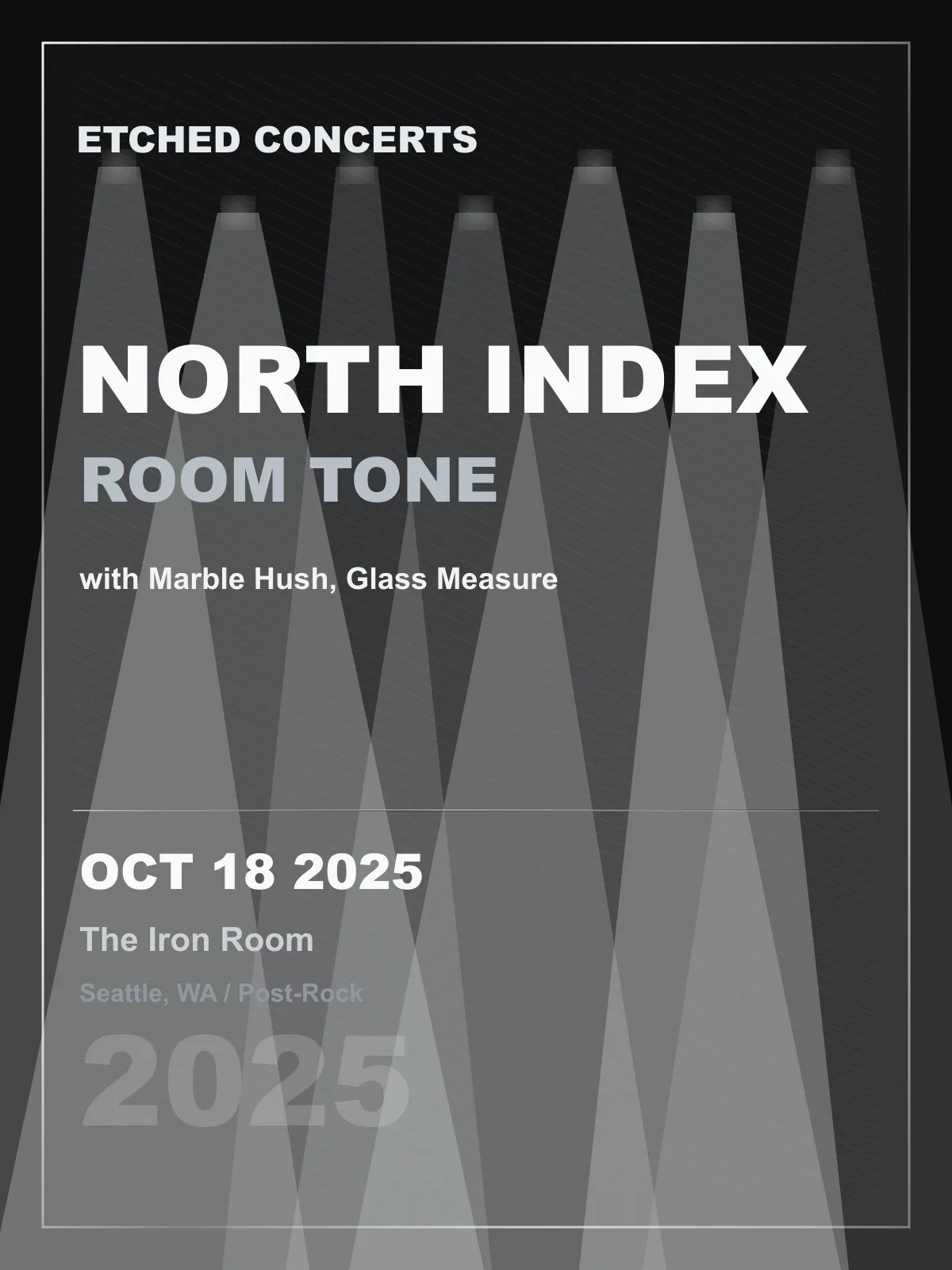 North Index: Room Tone flyer