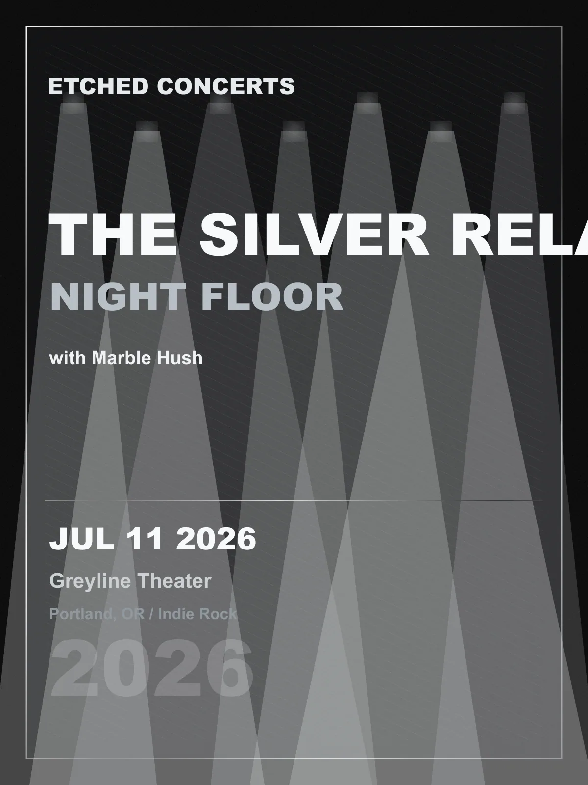 The Silver Relay: Night Floor flyer