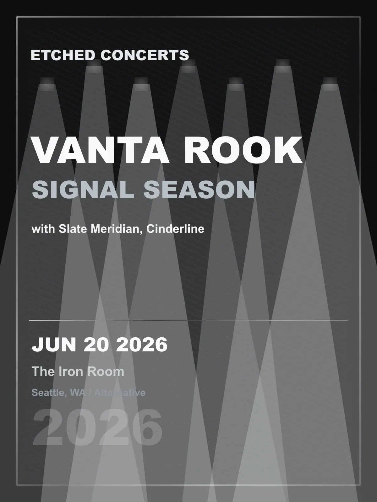 Vanta Rook: Signal Season flyer